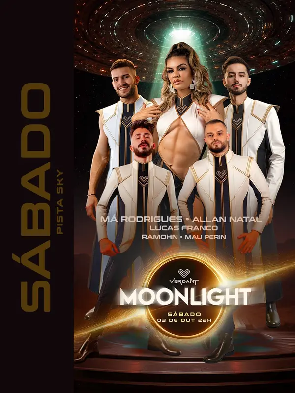 Arte da festa Moonlight na Verdant